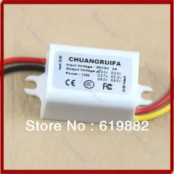 

C18 Wholesale&Retail DC/DC Converter 12V Step Down To 3V 3A 15W Power Supply Module New