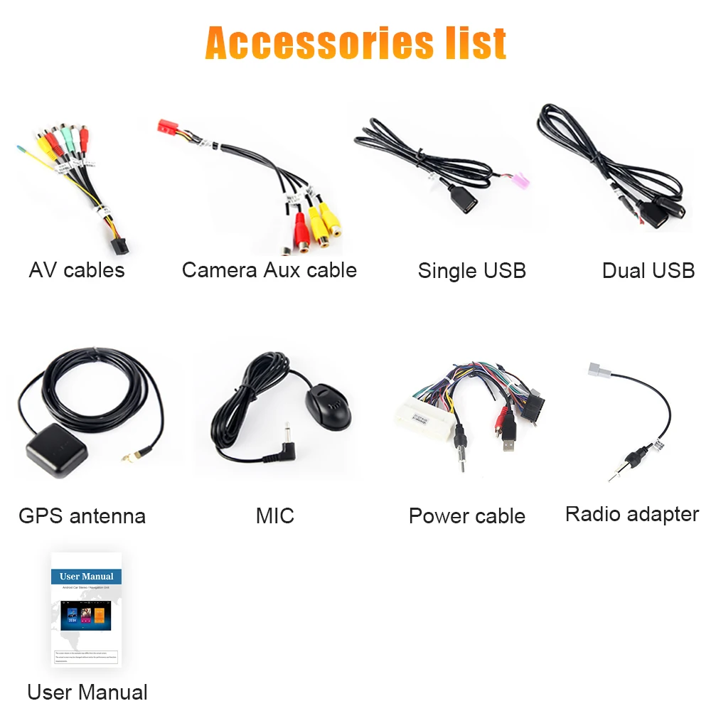 Best Android 9.0 Car 1 din Stereo for Hyundai Elantra 2016 Car Radio MP3 Bluetooth 9"  IPS Multi Touch Screen 5