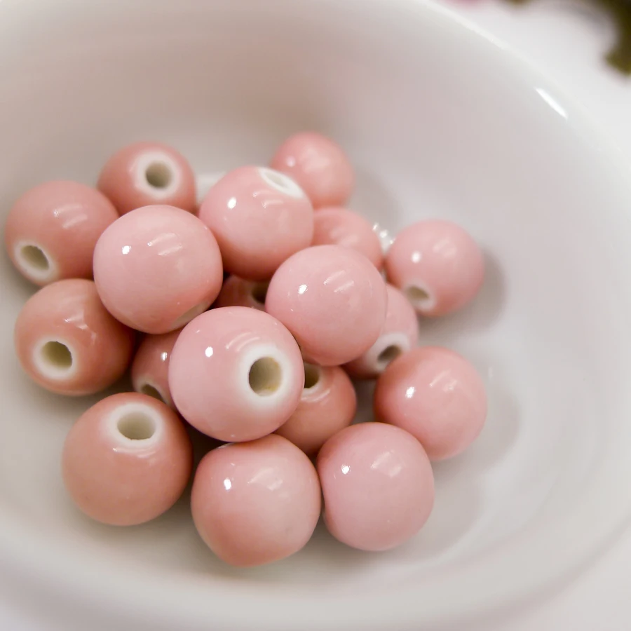 

Jingdezhen Ceramic beads round not silicone porcelain bead for jewelry making 10mm 20pieces/lot beads #A306C