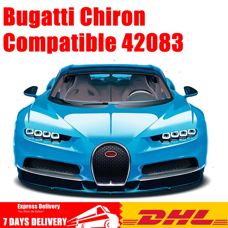 

2018 New Technic The Race Car Blue Bugatti Chiron Model Bricks Blocks Building Toys Compatible LegoINGlys 42083