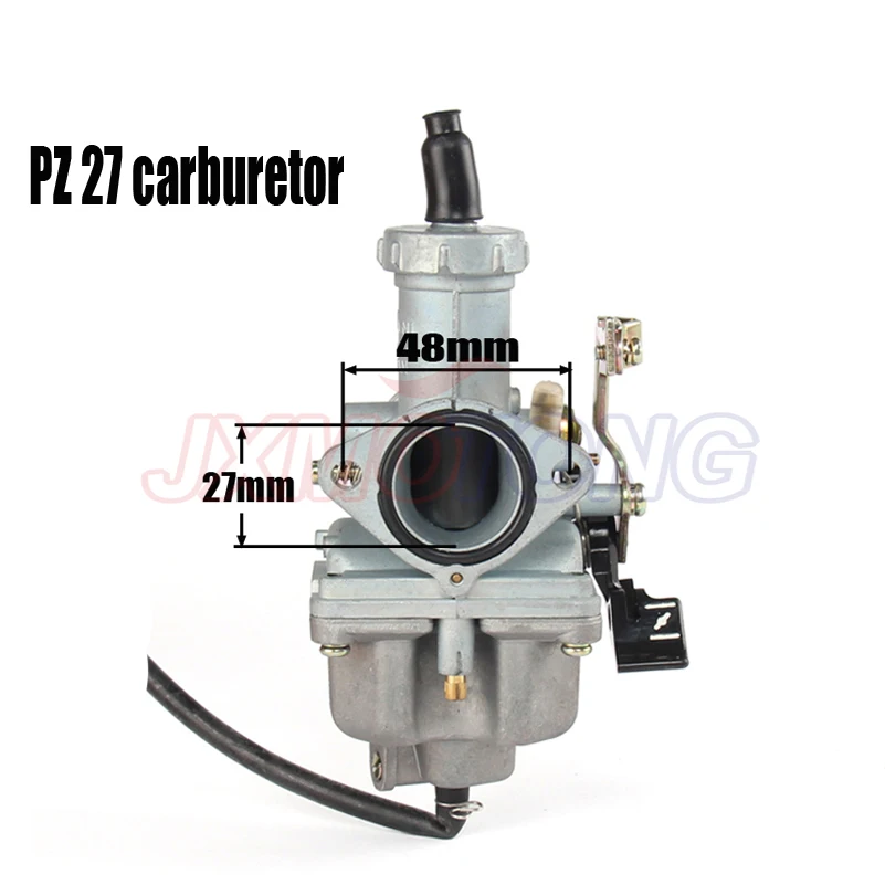 27mm PZ27 Carburetor with Cable Choke for Dirt Bike ATV Taotao SunL JCL