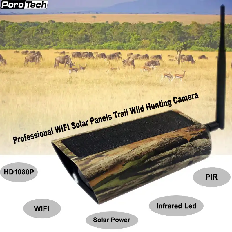 solar powered wifi trail camera