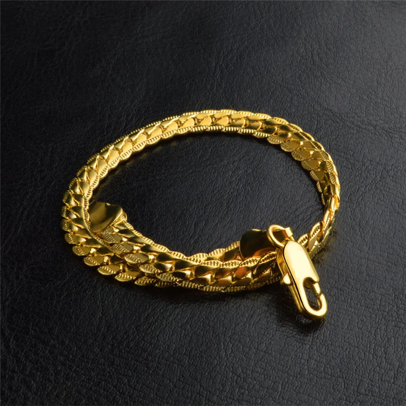 DIY Jewelry Japan and Korea Hot Selling Fashion Side Bracelet Gold