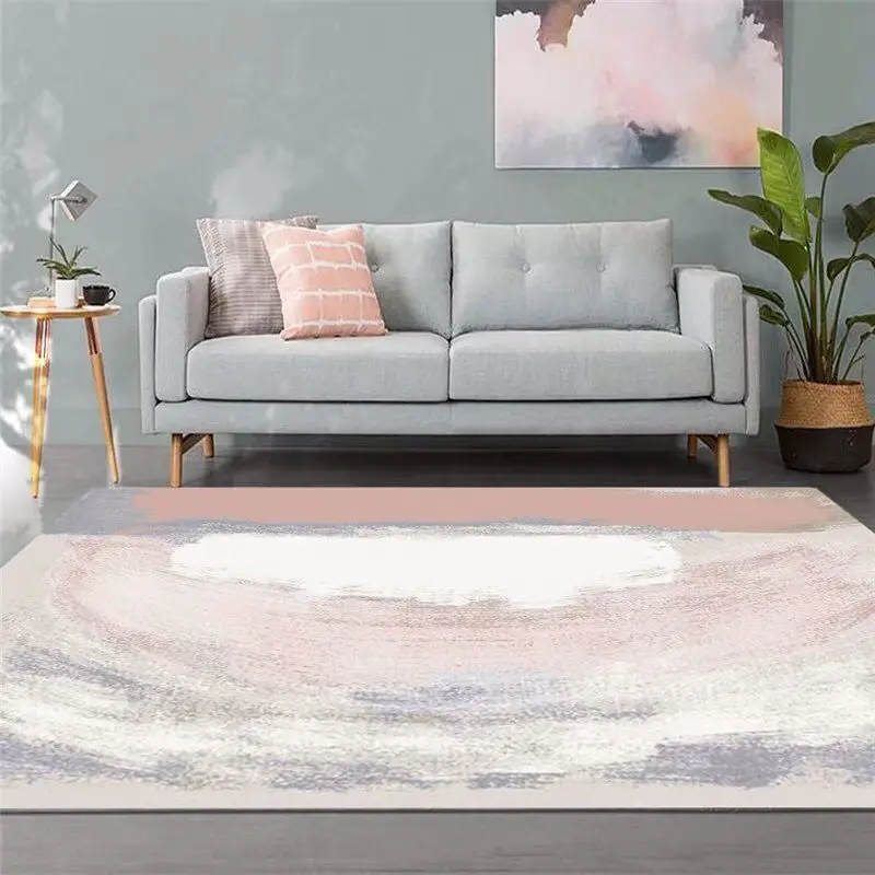 Pink Blue Abstract Art Carpets For Living Room Home Bedroom Rugs And Carpets Sofa Coffee Table Floor Mat Study Soft Area Rug