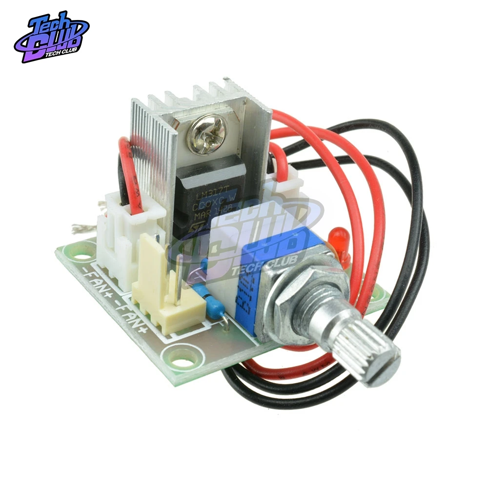 

LM317 DC Linear Converter Step Down Buck Voltage Regulator Board Speed Control Module DC 3.25-15V To DC1.25V-13V