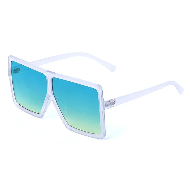 2019 Oversized Square Sunglasses Women New Luxury Brand Trendy Flat Top Red Blue Clear Lens Vintage Men Gradient Shades UV400 2019 Oversized Square Sunglasses Women New Luxury Brand Trendy Flat Top Red Blue Clear Lens Vintage Men Gradient Shades UV400