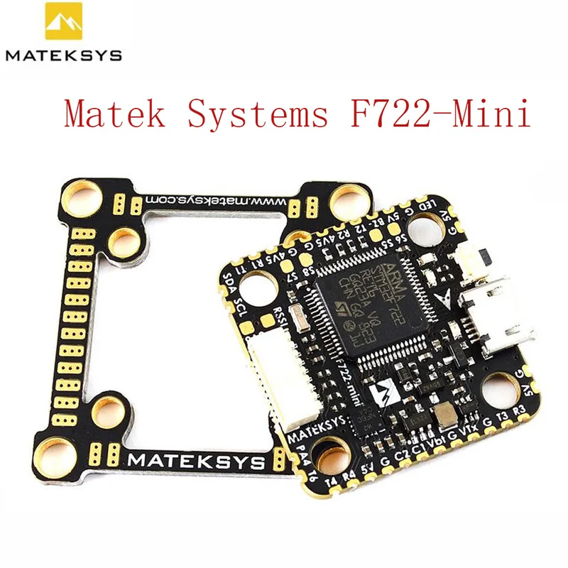 

Matek Systems F722-Mini OSD Dual Gyro/Acc 32M Flash 5V/2A BEC Flight Controller for DIY FPV Racing Drone Spare Part Accs