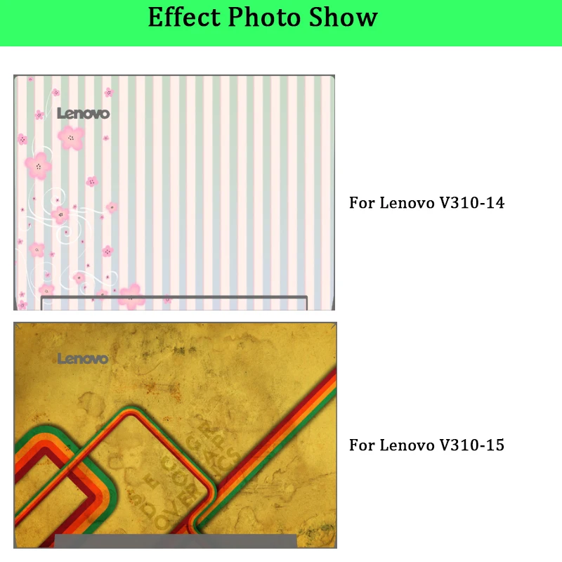 Ноутбук кожи Стикеры для lenovo V110-14 V110-15 V310-14 V310-15 V330-14IKB V330-15IKB V730 V580C V4000 больше V4400U Стикеры s