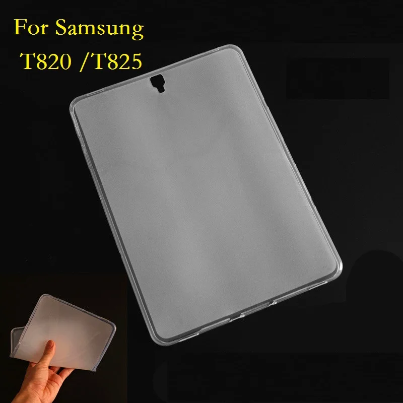 Thin Clear Case For Samsung Galaxy Tab S3 9.7 T820 T825 Transparent Matte TPU Cover for Samsung T820 T825 TPU Case (1)