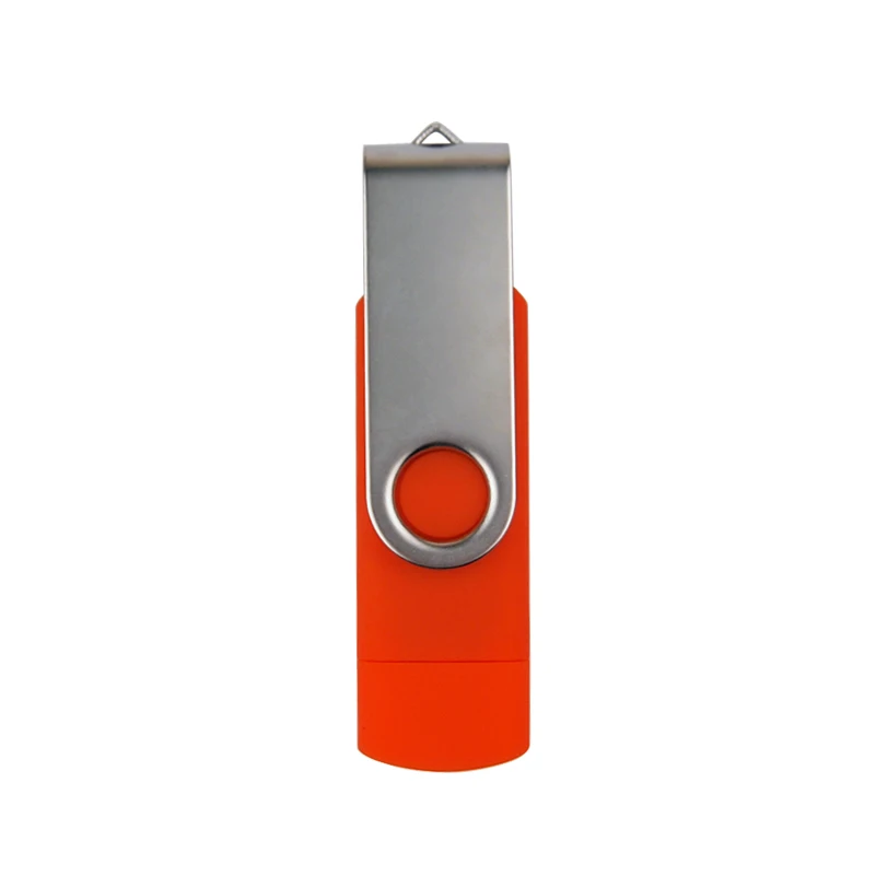 10 шт./партия OTG флэш-накопитель USB металлический Флешка портативный usb-накопитель с бесплатным логотипом 4 ГБ 8 ГБ 16 ГБ Поворотный usb-накопитель для мобильного телефона и ПК