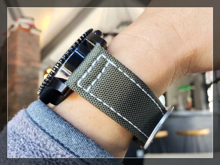 Часы ремешок для samsung Шестерни S3 холст + кожаный ремешок для huawei часы 2 Pro Huami с быстрой Realease Pin ремешки