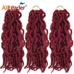 AliLeader 1/10 пачек 20 нитей Nu густые косички волос 12 дюймов Короткие Faux locs кудряшки ткань для черный Для женщин