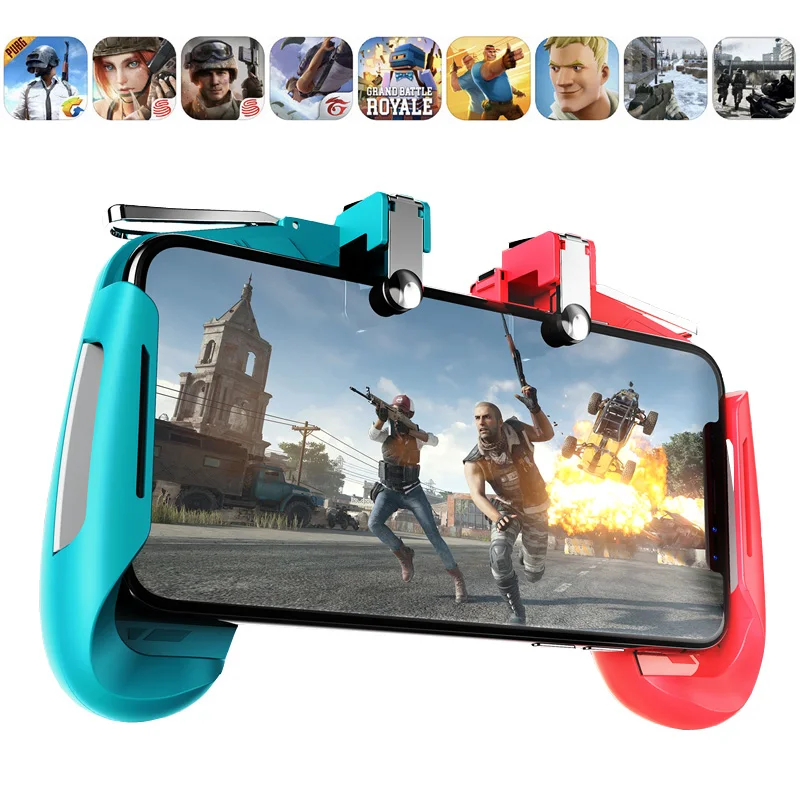 

For IOS Android Mobile Game Controller Gamepad For PUBG metal L1R1 Mobile Phone Joystick Sensitive Shoot and Aim Triggers New