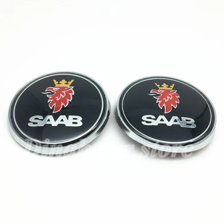 2 шт. или 1 68 мм SAAB крышка переднего капота автомобиля знак сзади загрузки грузовик