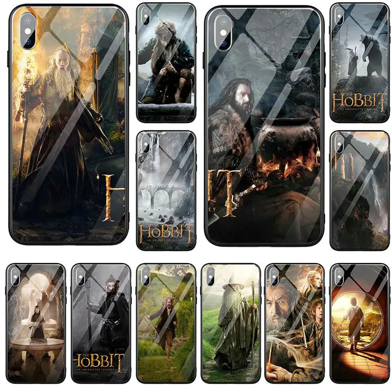 

The Lord of The Rings The Hobbit PC TPU Tempered Glass Cell Phone Cases for iPhone 5 5S SE X XR XS Max 7 6 6s 8 Plus Coque Shell