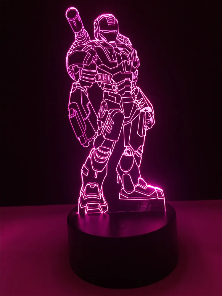 Luzes da Noite 2018 fresco homem de ferro Shipping : China Post Free Shipping
