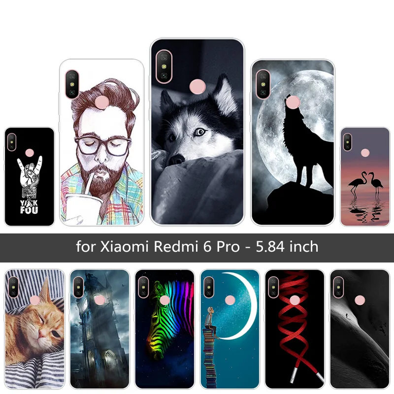 5 84 &quotдля Xiaomi Redmi 6 Pro END WOLF чехол силиконовый матовый для Mi A2 Lite TPU Fundas 6Pro Coque |