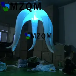 Mzqm популярные свет надувные модель звезды надувной шар LED 5 углов N вентилятор свет игрушки