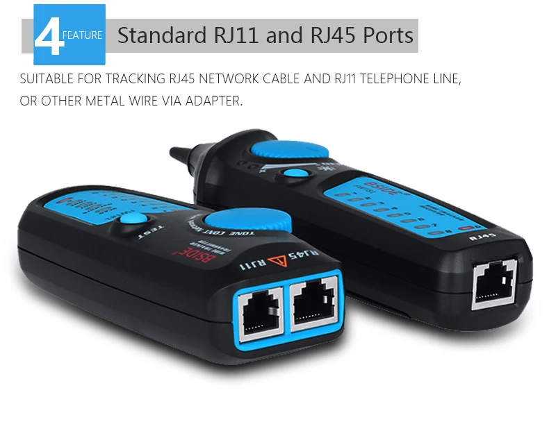 Bside FWT81 кабельный трекер RJ45 RJ11 телефонная Проводная сеть LAN tv Электрический тестер линии поиска