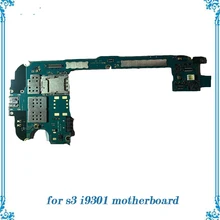 Замена использованная разблокированная для samsung galaxy s3 i9301 i9301i материнская плата полная функция материнская плата с полным ЧИПАМИ материнская плата