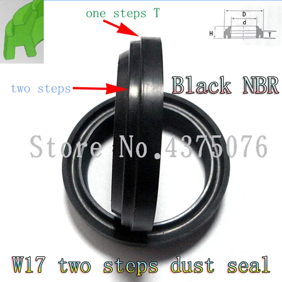 

10*18/12*20/14*22/15*23/16*24/18*26/20*28/22*30/25*33*4/8 Dust ring W17 Type Wiper seal Hydraulic rubber NBR Scraper gasket