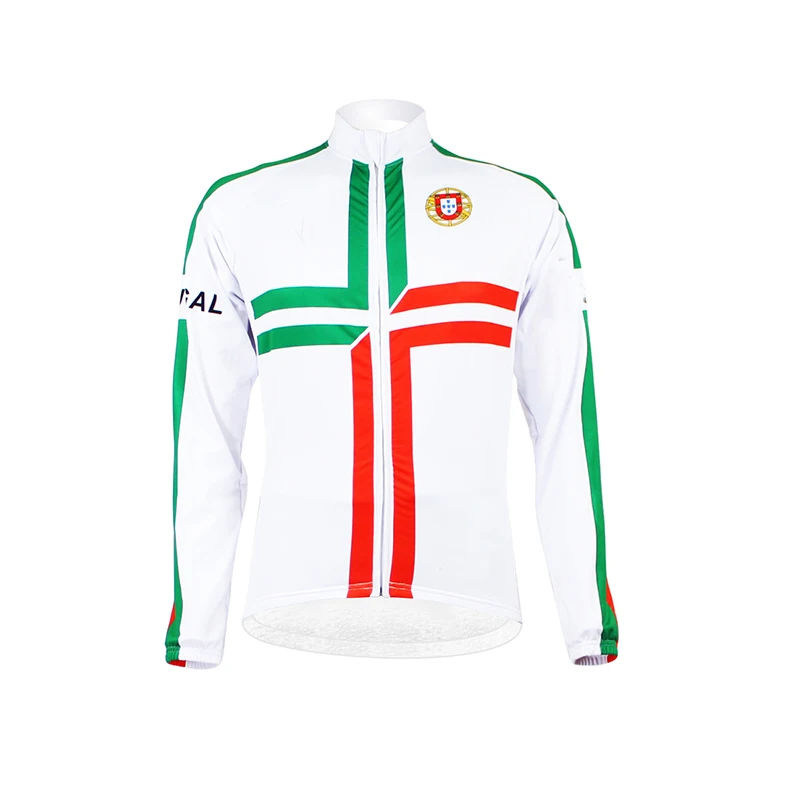 Team Portugal 2018 Pro Long Sleeve Cycling Jerseys Mountain Bike