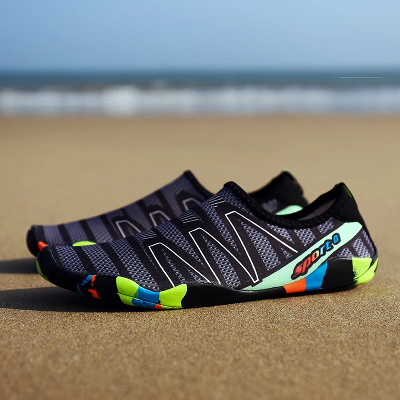 

Men Sneaker Swimming Shoes Water Sports Aqua Seaside Beach Surfing Slippers Sport Snorkeling Boots For Swimming Upstream Shoes