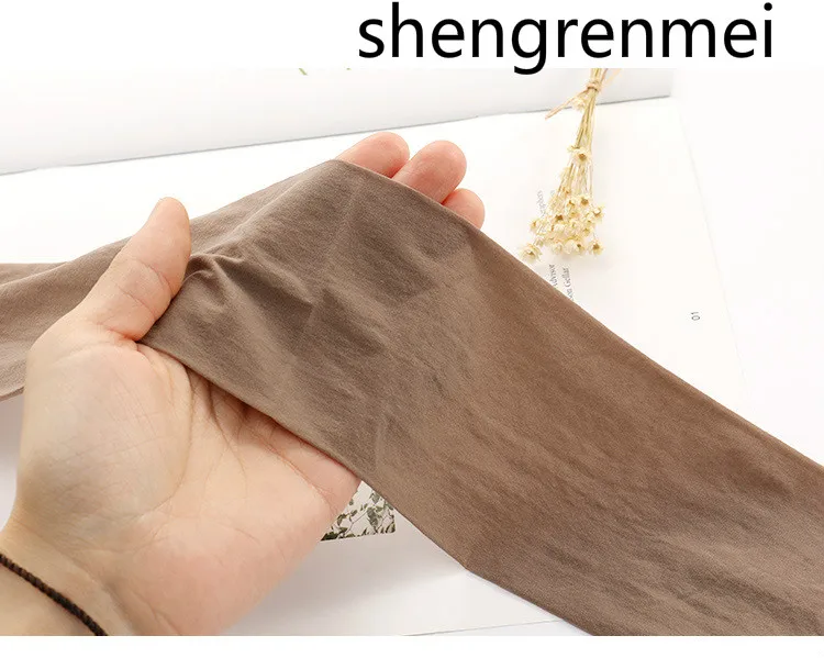 Shengenmei женские черные колготки сексуальные шелковые бежевые кофейные серые