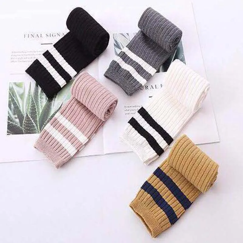 

Autumn New Cotton warm girls two bars tide version student sock children Baby Socks for girls clothing