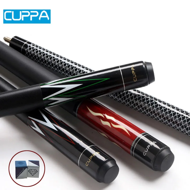 Online 2018 Cuppa HS Pool Cues Stick 13mm 11,5mm 10,5mm Spitze Billard Queue mit 2 kreiden China
