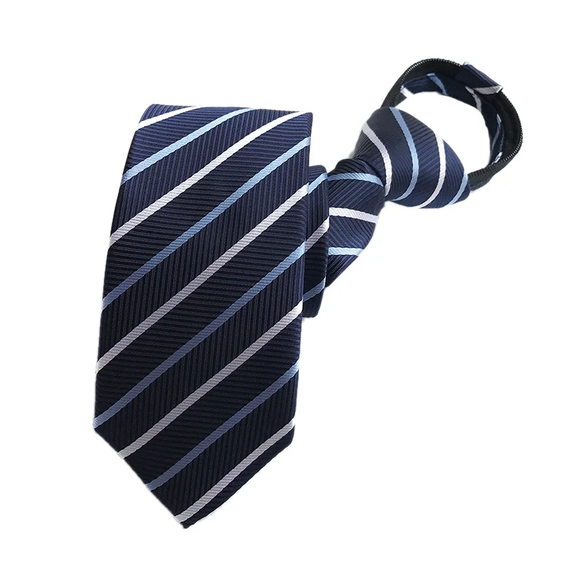 

Zipper Pre-tied Tie for Men Women Lady Gifts Fashion Professional Uniform Ties Neck Tie Student Bank Hotel Staff Bow Necktie 8CM