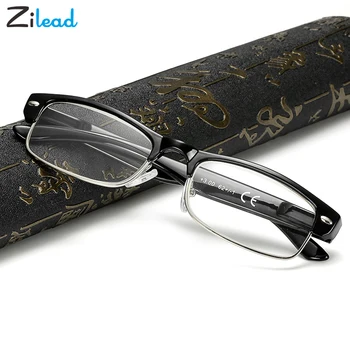 

Zilead Comfortable High Definition Men Women Half Frame Presbyopic Eyeglasses For Parents Unbreakable Classical Reading Glasses