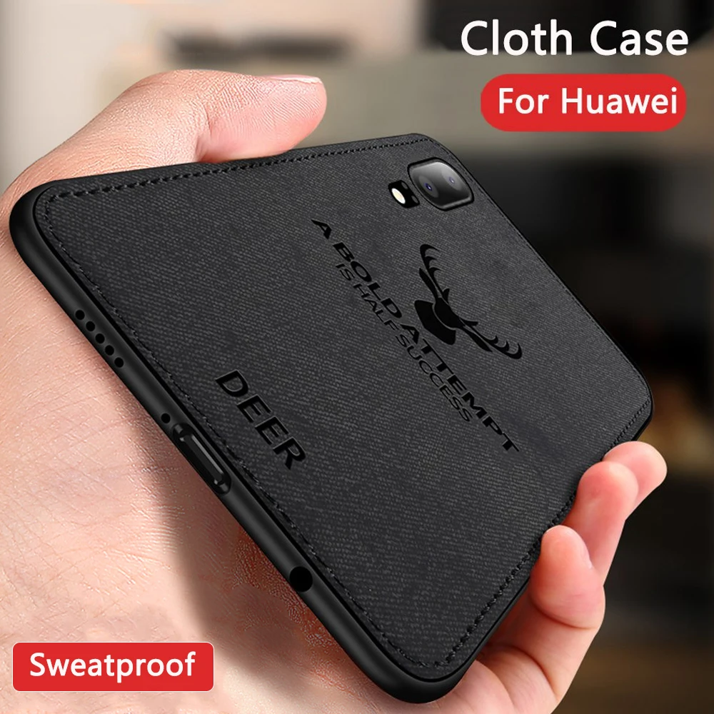 

Case For Honor 8X Max Case Cloth Deer Cover For Huawei Honor 9 Lite 10 V10 View 10 Note 10 Case Funda Coque For Honor 10 Case