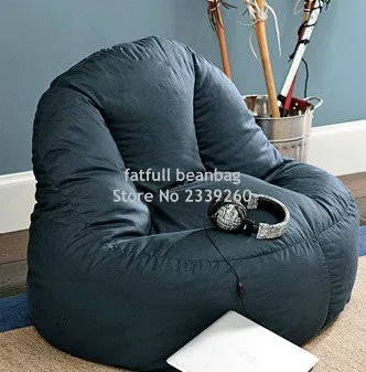 Чехол только без наполнителя-коричневый бобовый мешок диван стул-уличная мебель диван-набор-водостойкие высокие задние садовые патио стулья