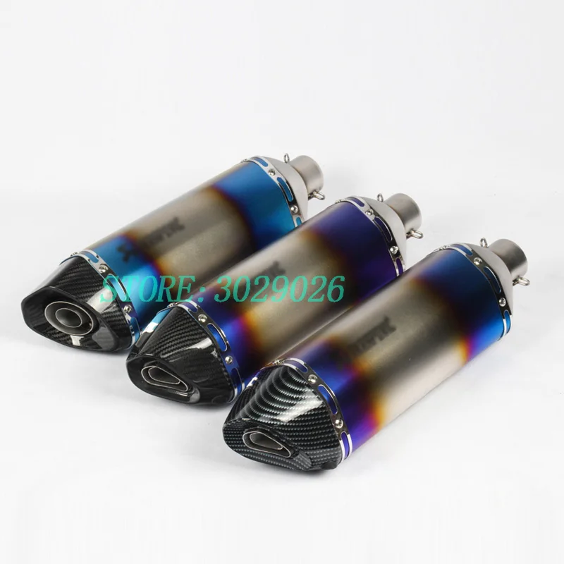 KA Racing Motorcycle Muffler Exhaust Carbon Fiber Exhaust escape