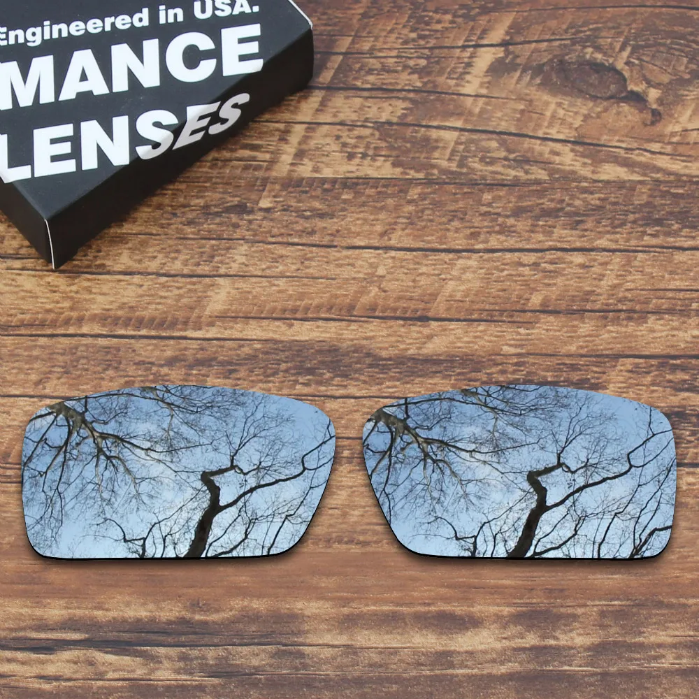 

ToughAsNails Polarized Replacement Lenses for Oakley Gascan Sunglasses Metallic Silver (Lens Only)