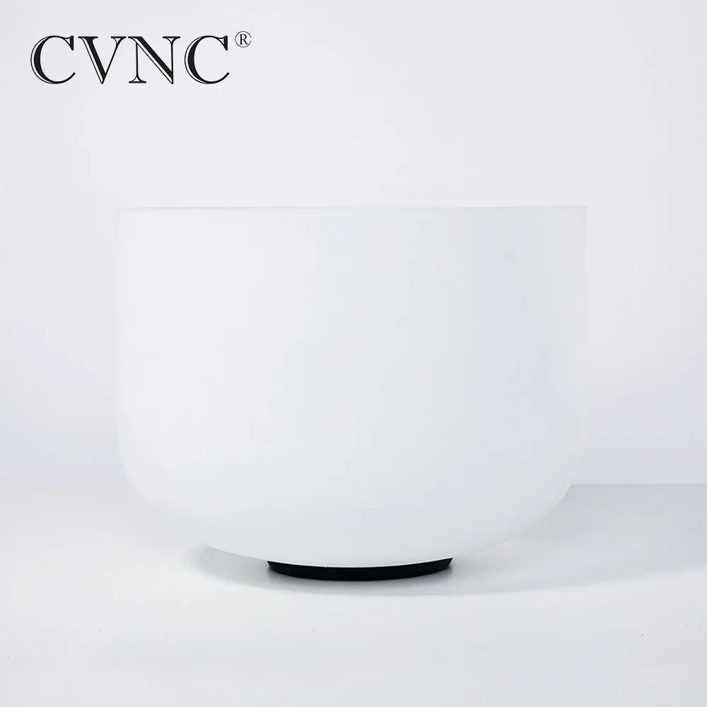 

CVNC 12 inch Note C Root Chakra Frosted Crystal Quartz Singing Bowl