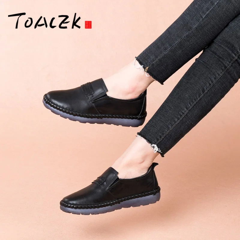 leather non slip womens shoes