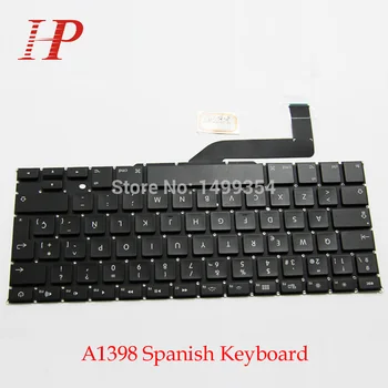 

5PCS New A1398 Spain Spanish Keyboard For Apple Macbook Pro 15'' Retina A1398 Keyboard Spain Standard Replacement 2012-2015