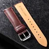 REMZEIM Leather Watchband Strap 16 / 18 / 20 / 22 / 24 MM Stainless Steel Buckle Men Women Replace Band Watch Accessories ► Photo 1/6
