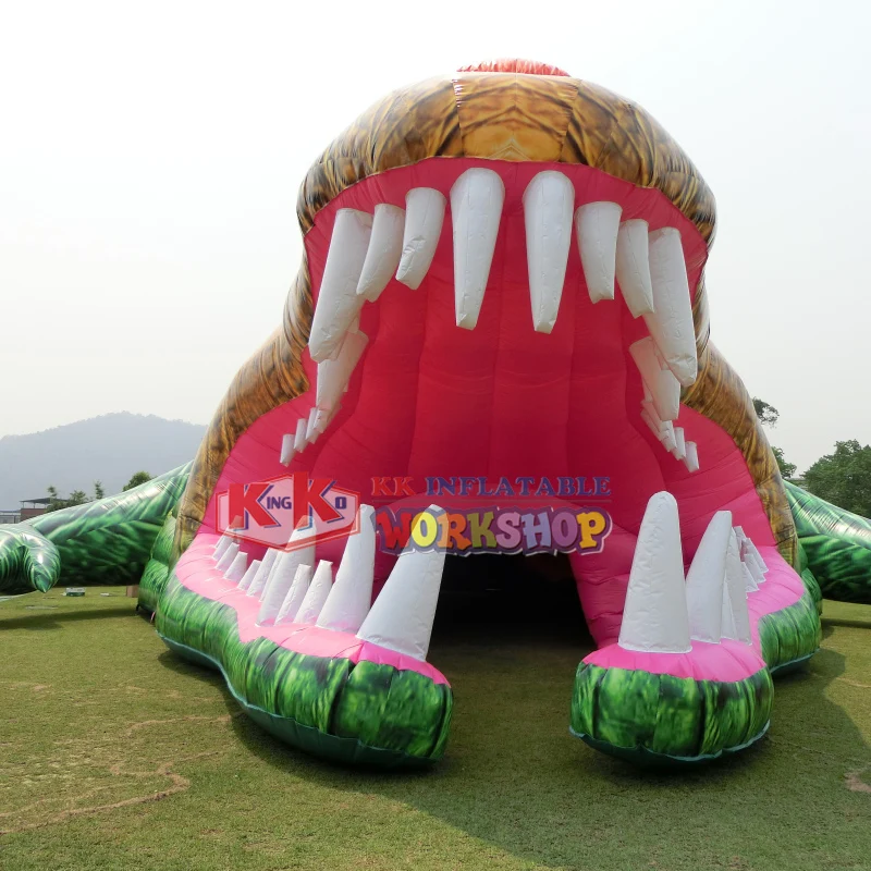  Large creative crocodile style inflatable huge tent