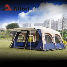 Новое поступление специальный подлинный бренд анти шторм 8 человек 2 спальни Мультиплеер двойной открытый палатка