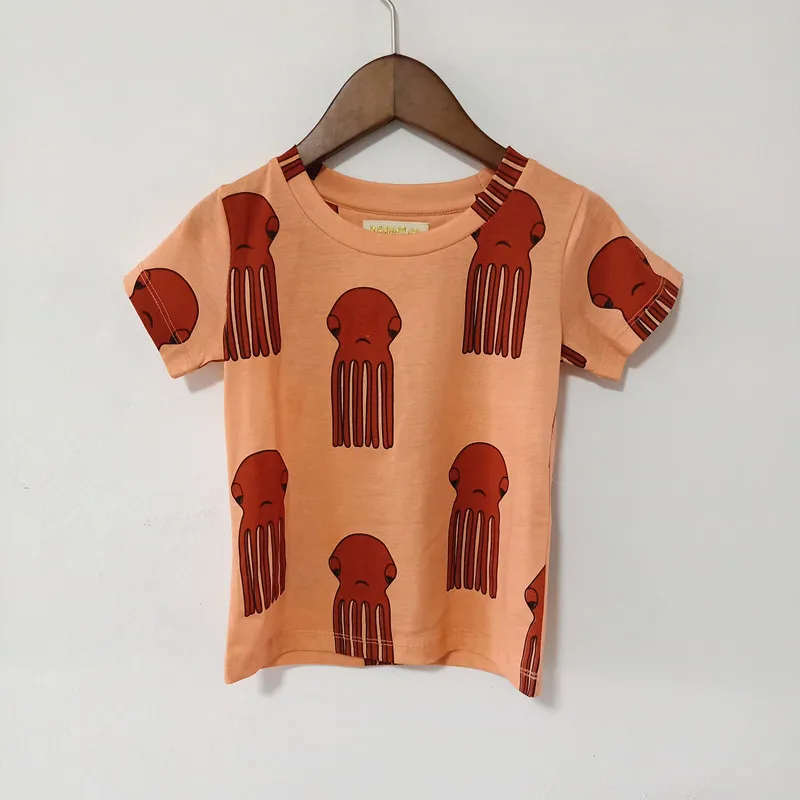 

BOBOZONE NEW HUGO SERIE T-SHIRT FOR KIDS 2018 SUMMER SHORT-SLEEVE TEE