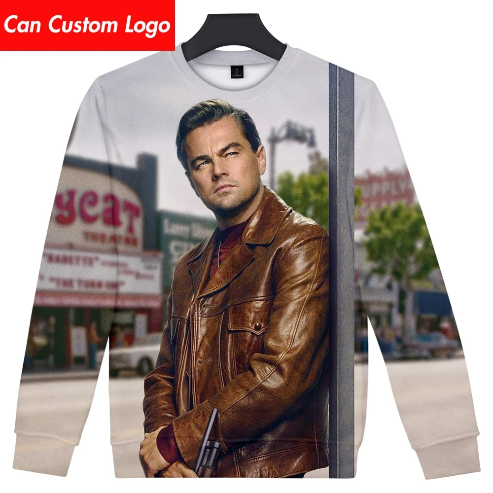 

2019 Once Upon A Time In Hollywood Streetwear Hoodies men O-Neck Long Sleeves Cotton Harajuku Sweatshirt Spring Hoody for men
