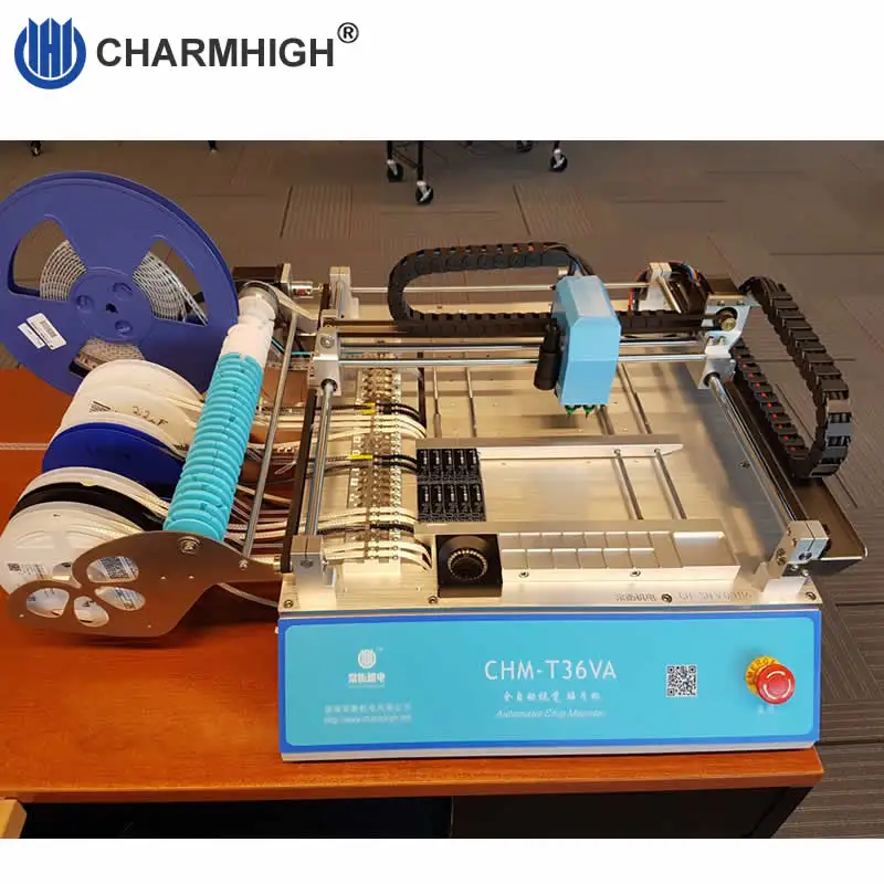 

Charmhigh CHM-T36VA chmt36va SMT Pick and Place Machine, Embedded Linux, Closed-loop control, 2 cameras, 0402-5050,SOP,TQFP..