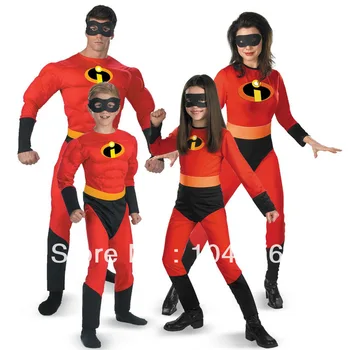 

The Incredibles 2 Elastigirl Family Costume Spandex Halloween Party Adult/Kid Superhero Couple wear Cosplay Catsuit Custom made