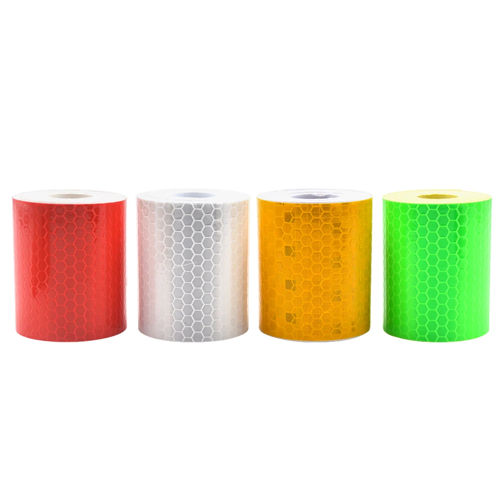 

Safety Reflective Warning lighting Sticker Adhesive Tape Roll Strip Reflective Strips Tape Reflecting Reflector Sticker