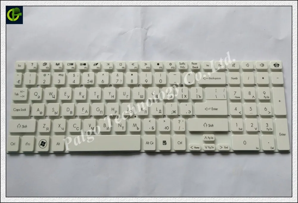 

Russian RU Keyboard for KB.I170A.402 V3-572 KB.I170G.310 MP-10K33SU MP-10K33SU-5281 MP-10K33SU-6981W E5-572 E15 white