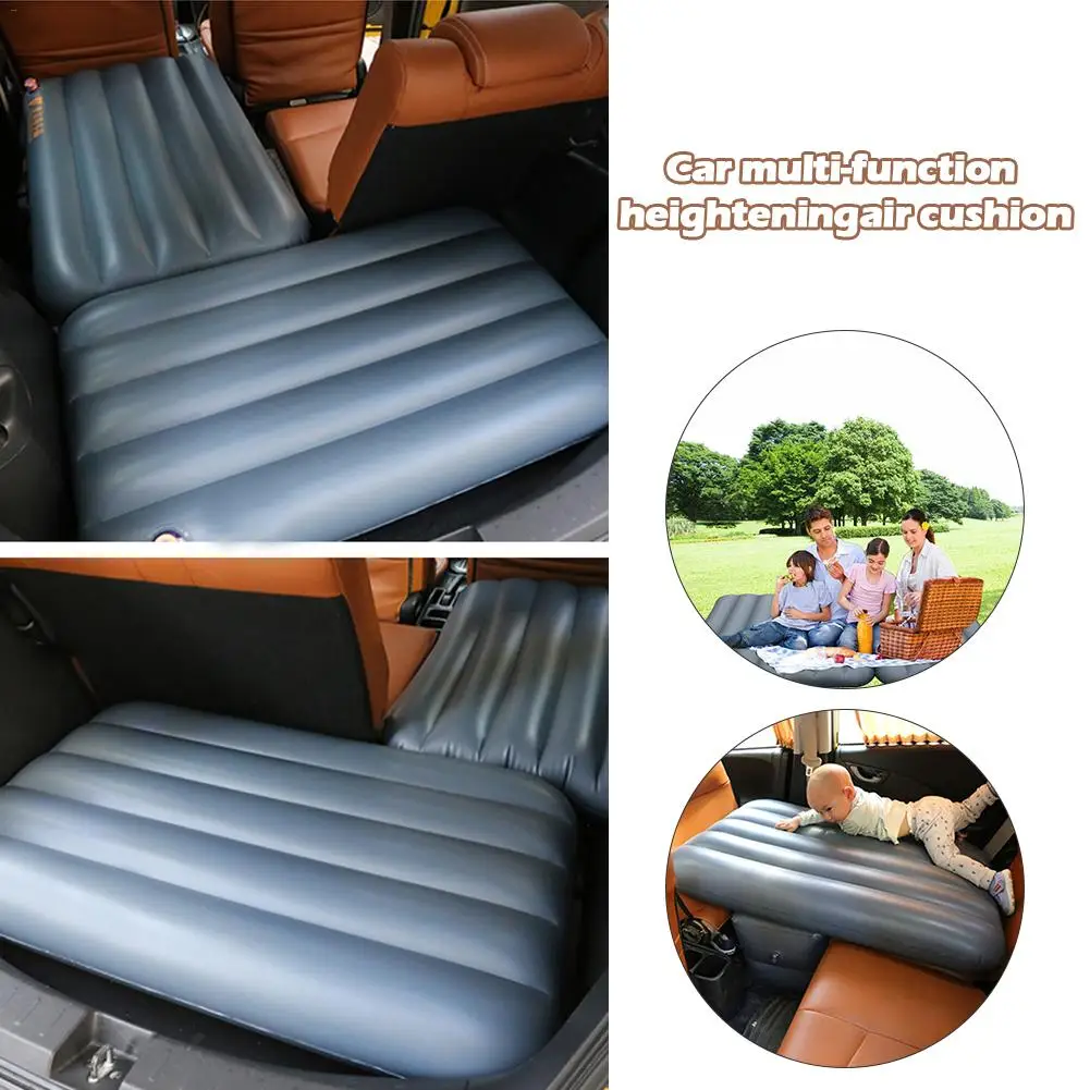 Car Inflatable Mattress Portable Travel Camping Air Bed Foldable Trunk