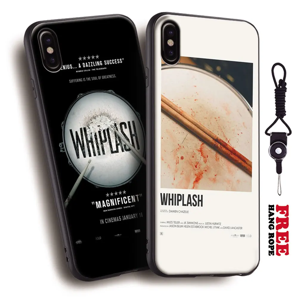

Whiplash Movie Poster Coque Tpu Soft Silicone Phone Case Cover Shell For Apple iPhone 10 X 5 5s SE 6 6s 7 8 Plus